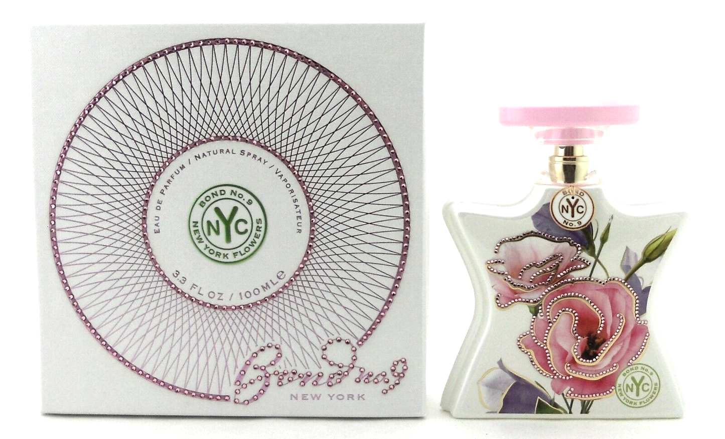Bond No. 9 New York Flowers LIMITED EDITION Swarovski 3.3 oz. EDP SPRAY New