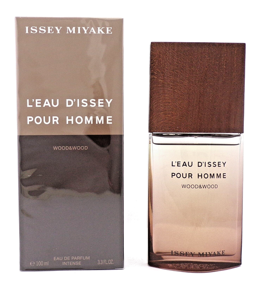 Issey Miyake L'Eau D'issey Wood & Wood 3.3 oz EDP Intense Spray for Men. New Box