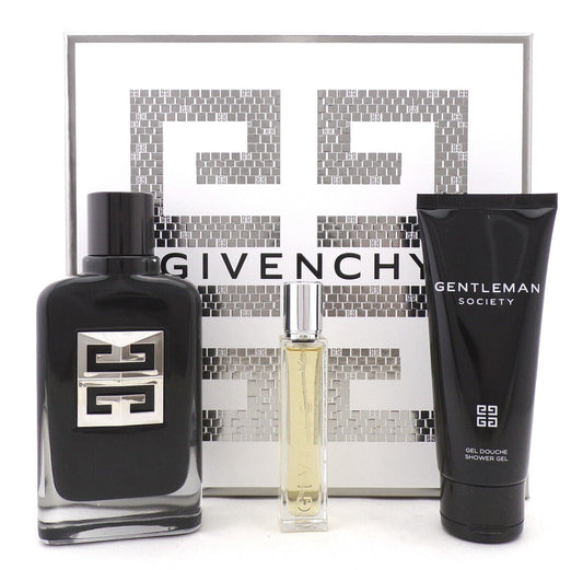 Gentleman Society by Givenchy 3.3oz & 12.5 ml EDP Spray+2.5 oz Sh/Gel. New SET