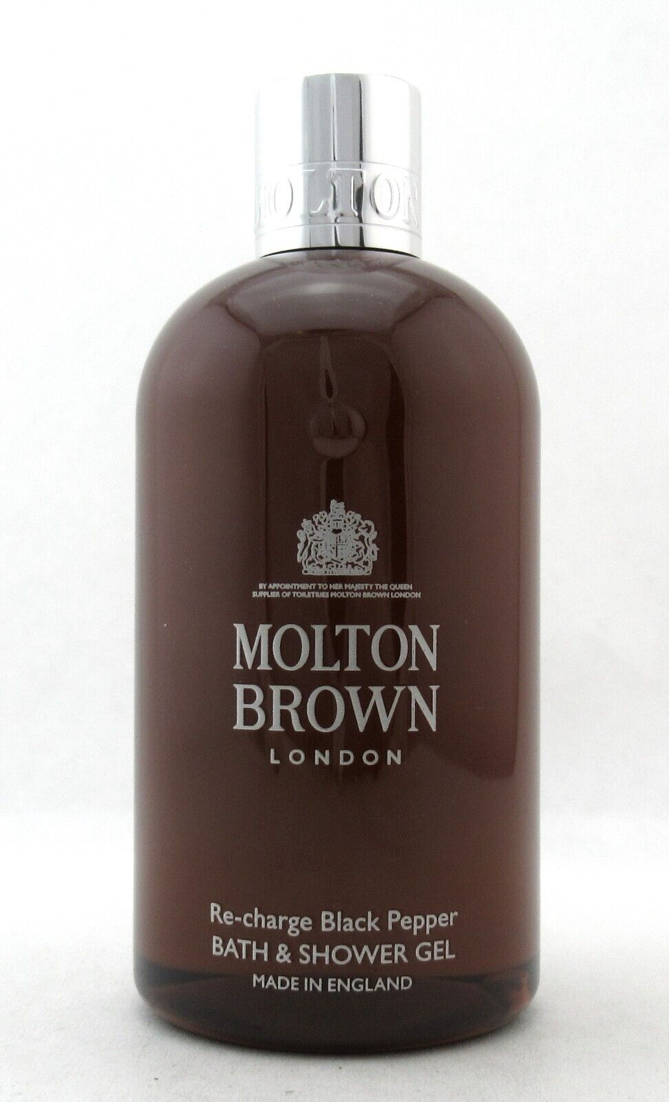 Molton Brown Re-charge Black Pepper Bath Shower Gel 10.0 oz./ 300 ml. New