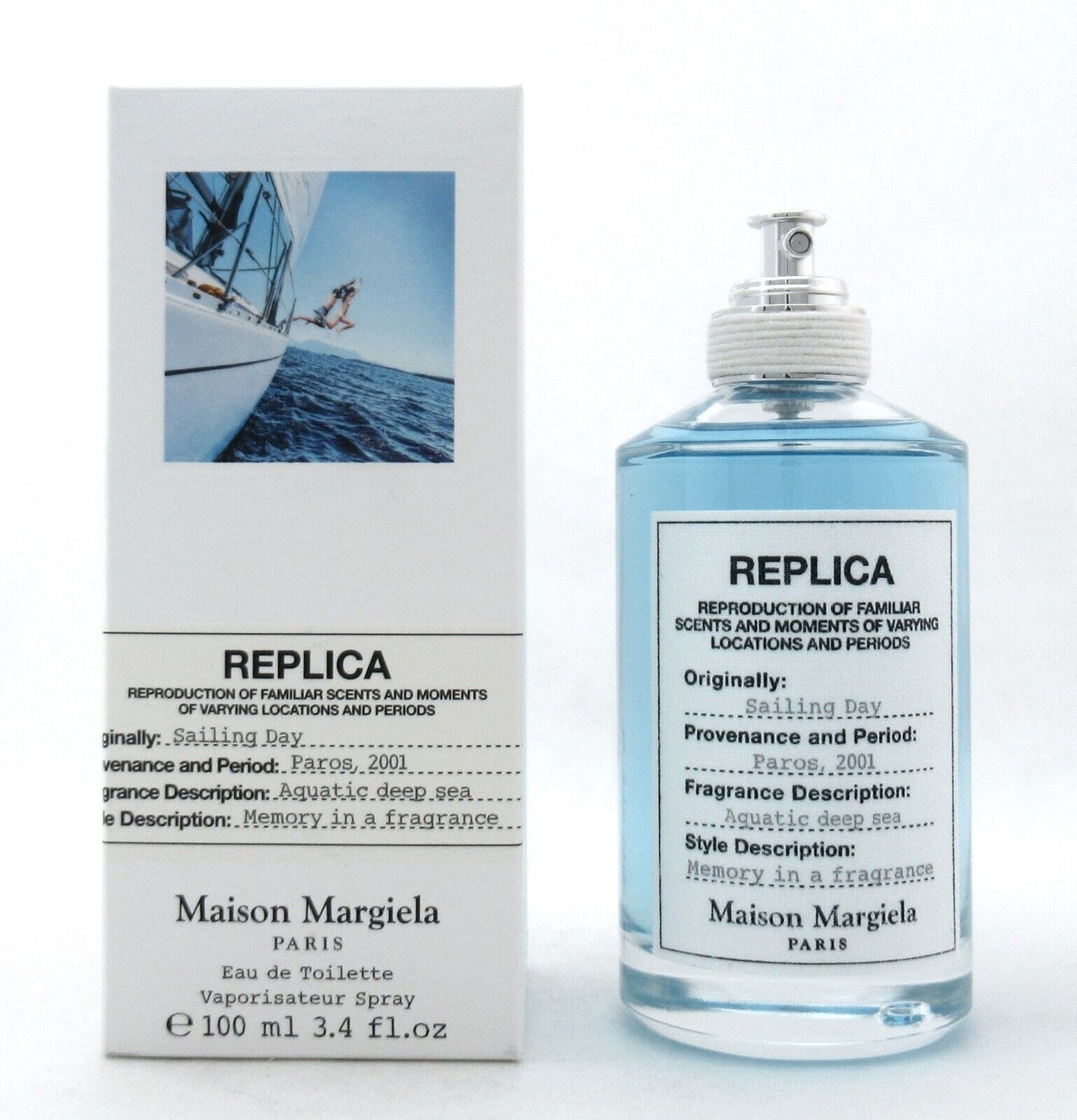 Replica Sailing Day by Maison Margiela 3.4 oz EDT Spray Unisex. New. No Cellophane