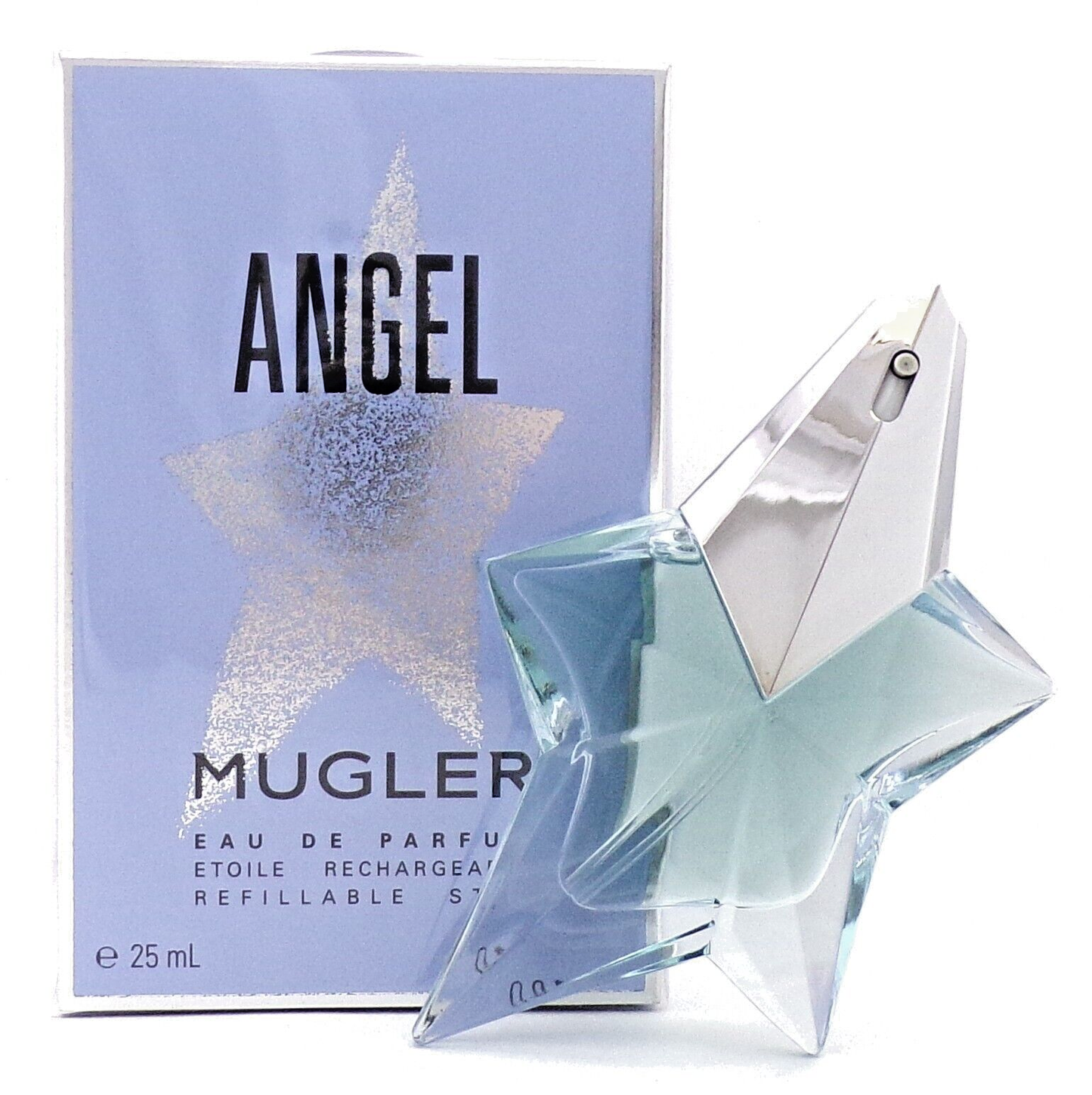 Angel by Thierry Mugler 0.8 oz. EDP Spray Refillable Star for Women. New in Box