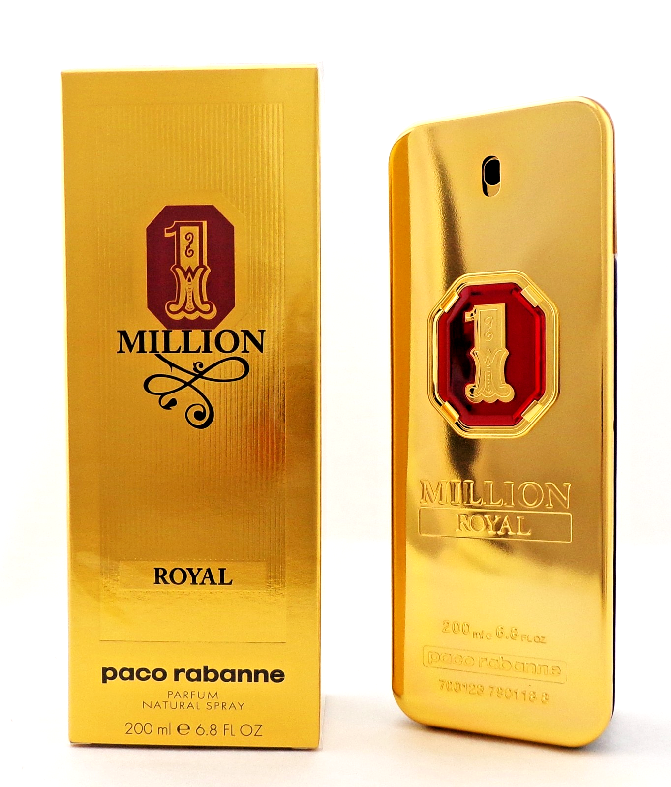1 Million ROYAL by Paco Rabanne 6.8 oz. PARFUM Spray for Men. New DAMAGED Box