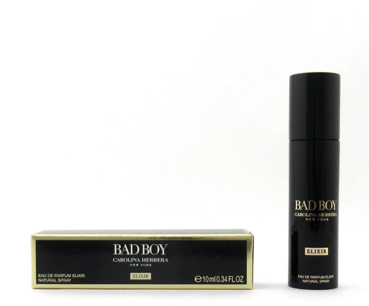 Bad Boy Carolina Herrera ELIXIR Eau De Parfum Travel Spray 10 ml./ 0.34 oz. New