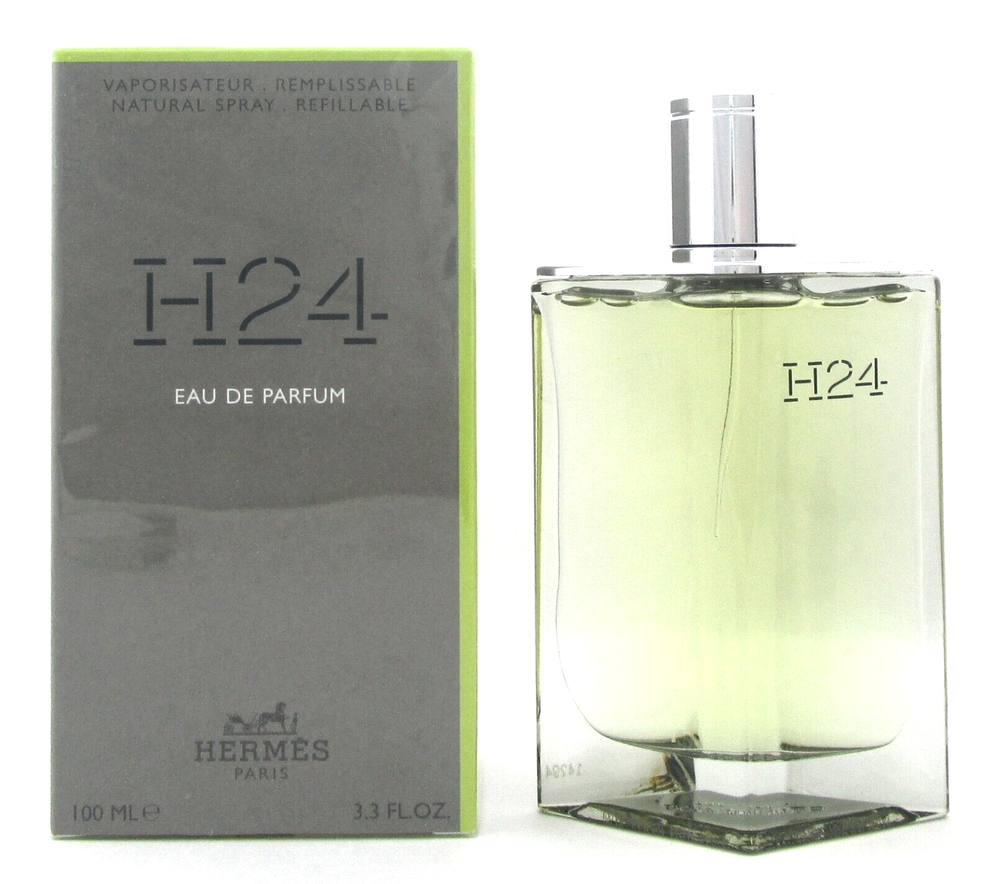 H24 by Hermes 3.3 oz. Eau de PARFUM Spray REFILLABLE for Men. New Sealed Box