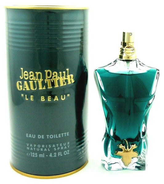 Jean Paul Gaultier Le Beau 4.2 oz Eau de Toilette Spray for Men. New DAMAGED Box