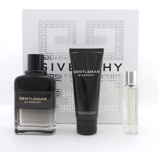 Gentleman Givenchy Boisee 3.3 Oz / 100ml EDP  Men - 3 Pcs GIFT SET New In Box