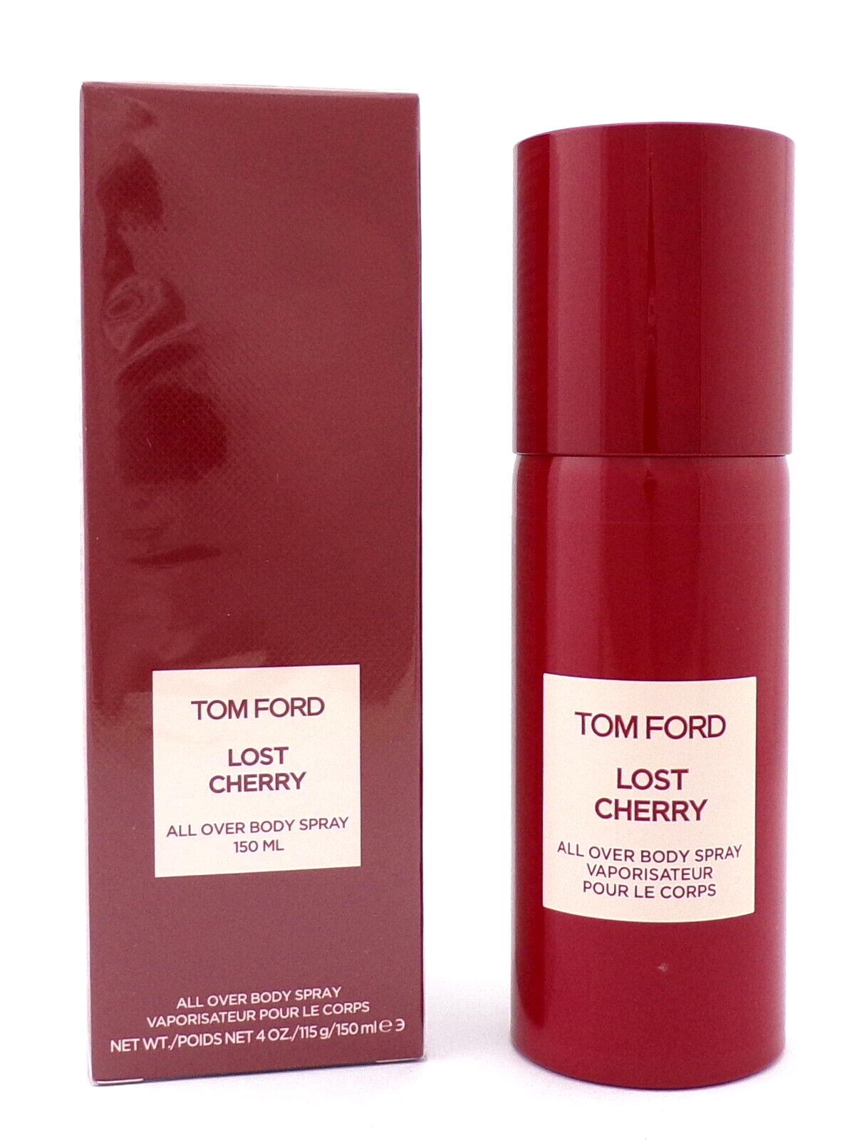 Tom Ford Lost Cherry 4.0oz/ 115g/150ml All Over Body Spray Unisex New Sealed Box