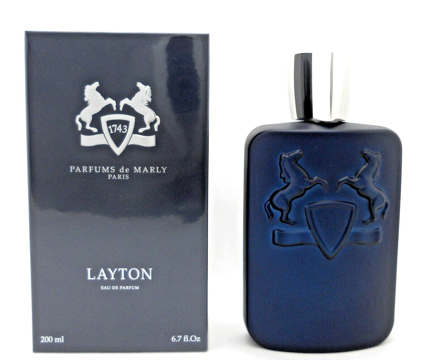 LAYTON by Parfums de Marly 6.7 oz. Eau de Parfum Spray for Men. New. DAMAGED Box