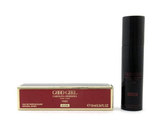 Good Girl VERY ELIXIR Carolina Herrera Eau De Parfum Spray Travel 0.34 oz. New