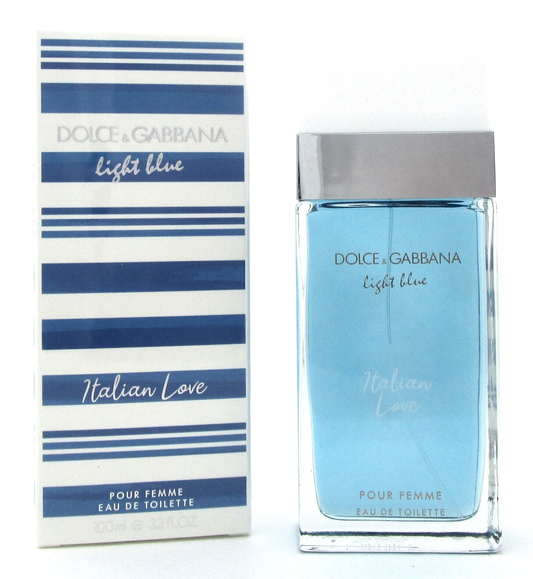 Dolce & Gabbana Light Blue Italian Love 3.3 oz Eau de Toilette Spray Women. New