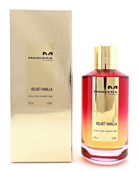 Velvet Vanilla by Mancera 4.0 oz./ 120 ml. Eau de Parfum Spray Unisex. New Box