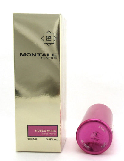 Montale Paris ROSES MUSK 3.4 oz./ 100 ml. Eau de Parfum Spray for Women. New Sealed Box