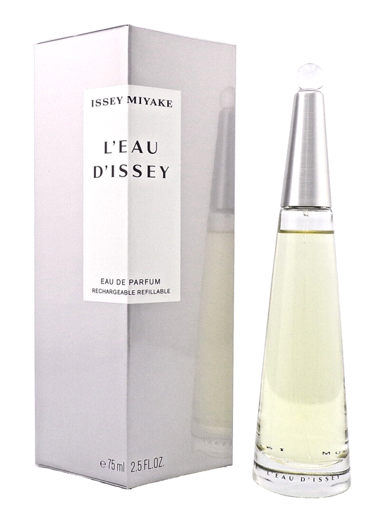 Issey Miyake L'eau D'issey 2.5 oz EDP Refillable Spray for Women. New in Box