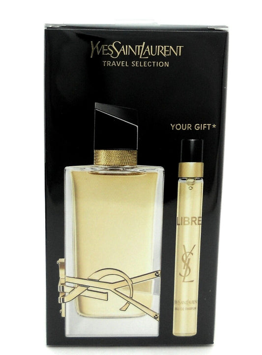 Yves Saint Laurent Libre 3.0 oz. EDP Spray+ 0.3 oz. Travel Spray New Set, Sealed