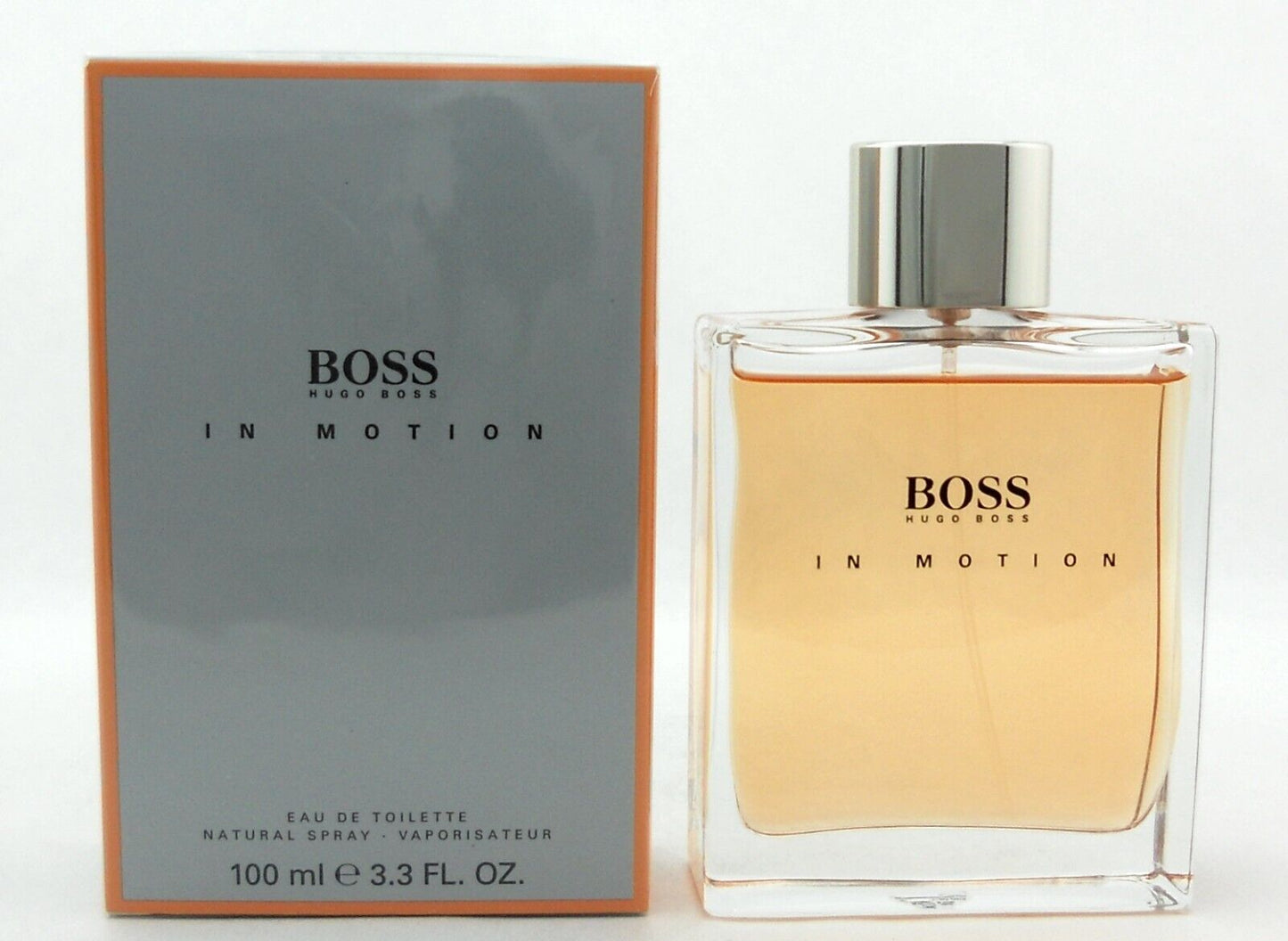 Boss In Motion Cologne by Hugo Boss 3.3 oz. EDT Spray for Men New in Sealed Box