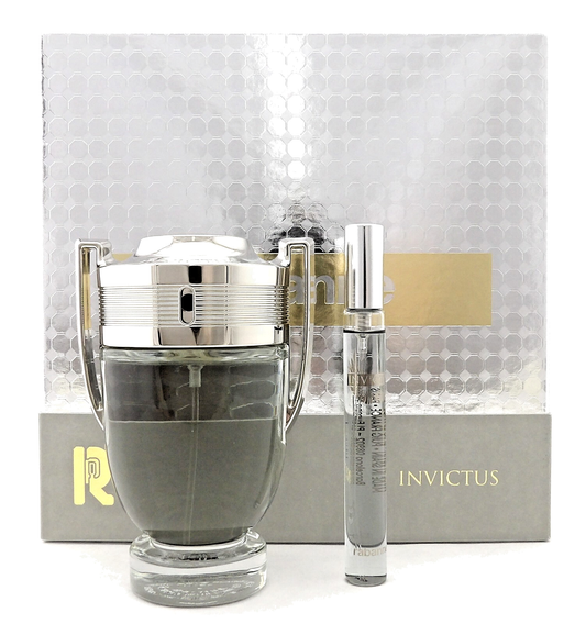 Invictus by Rabanne 3.4 oz + 10 ml Eau de Toilette Spray. New SET for Men
