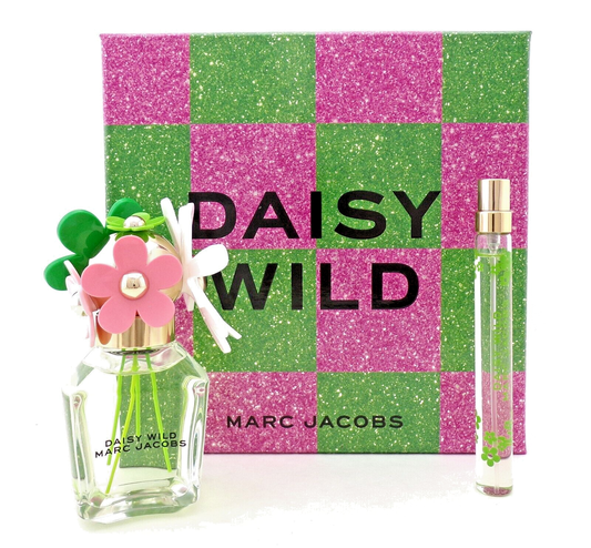 Marc Jacobs DAISY WILD 1.6 oz + 10 ml Eau de Parfum Spray for Women. New SET