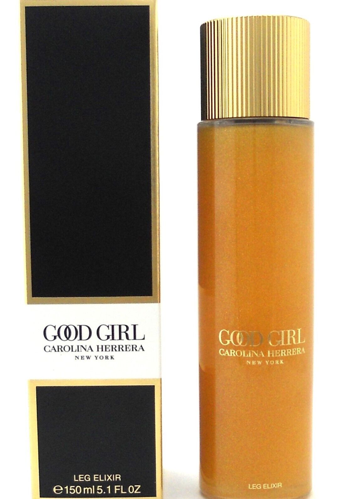 Good Girl Carolina Herrera Leg Elixir Body Oil 150 ml./5.1 oz. New in Sealed Box
