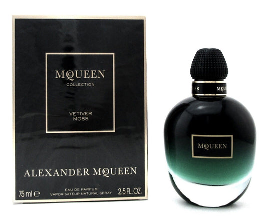 McQueen Collection Vetiver Moss 2.5 oz. Eau de Parfum Spray for Women Sealed Box