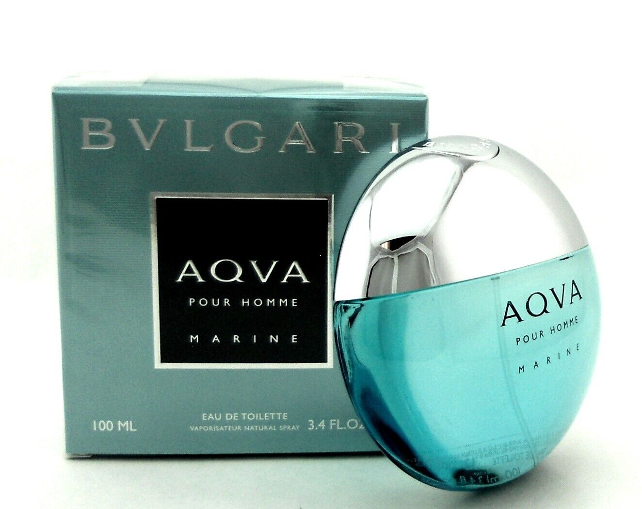 Bvlgari Aqva Pour Homme Marine 3.4 oz. Eau De Toilette Spray New in Sealed Box