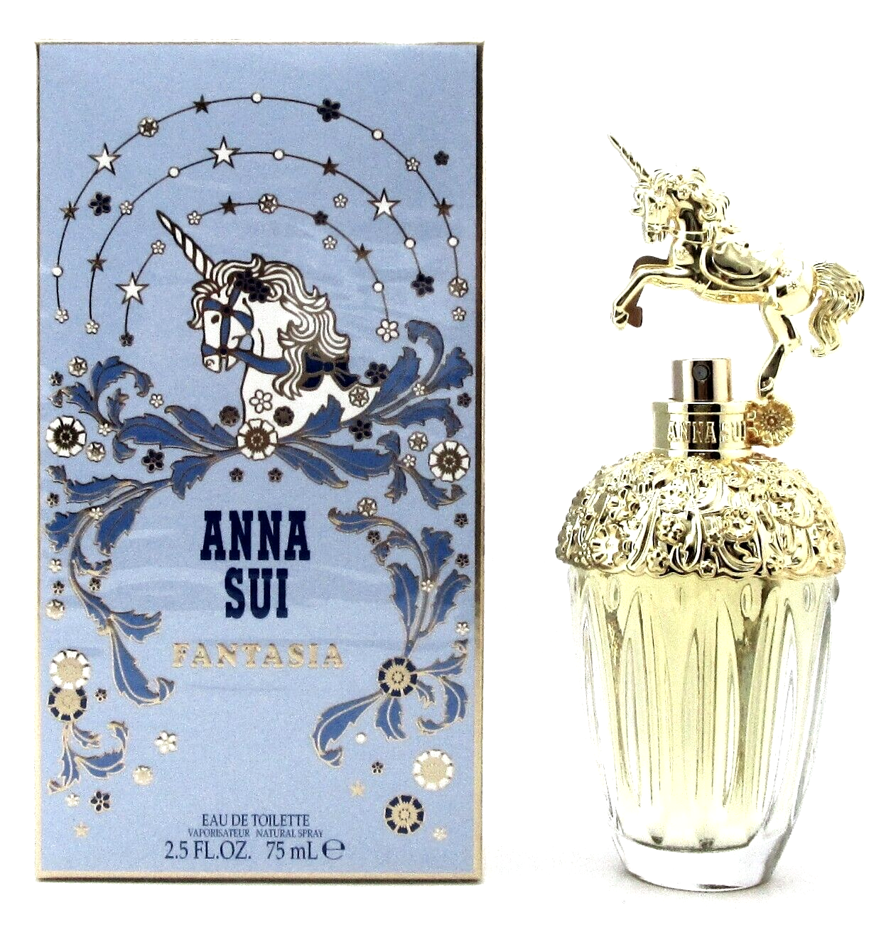 Anna Sui Fantasia 2.5 oz./75 ml. Eau de Toilette Spray for Women. New Sealed Box