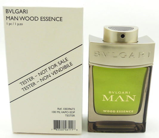 Bvlgari Man Wood Essence by Bvlgari 3.4 oz. Eau de Parfum Spray for Men. New  Tester