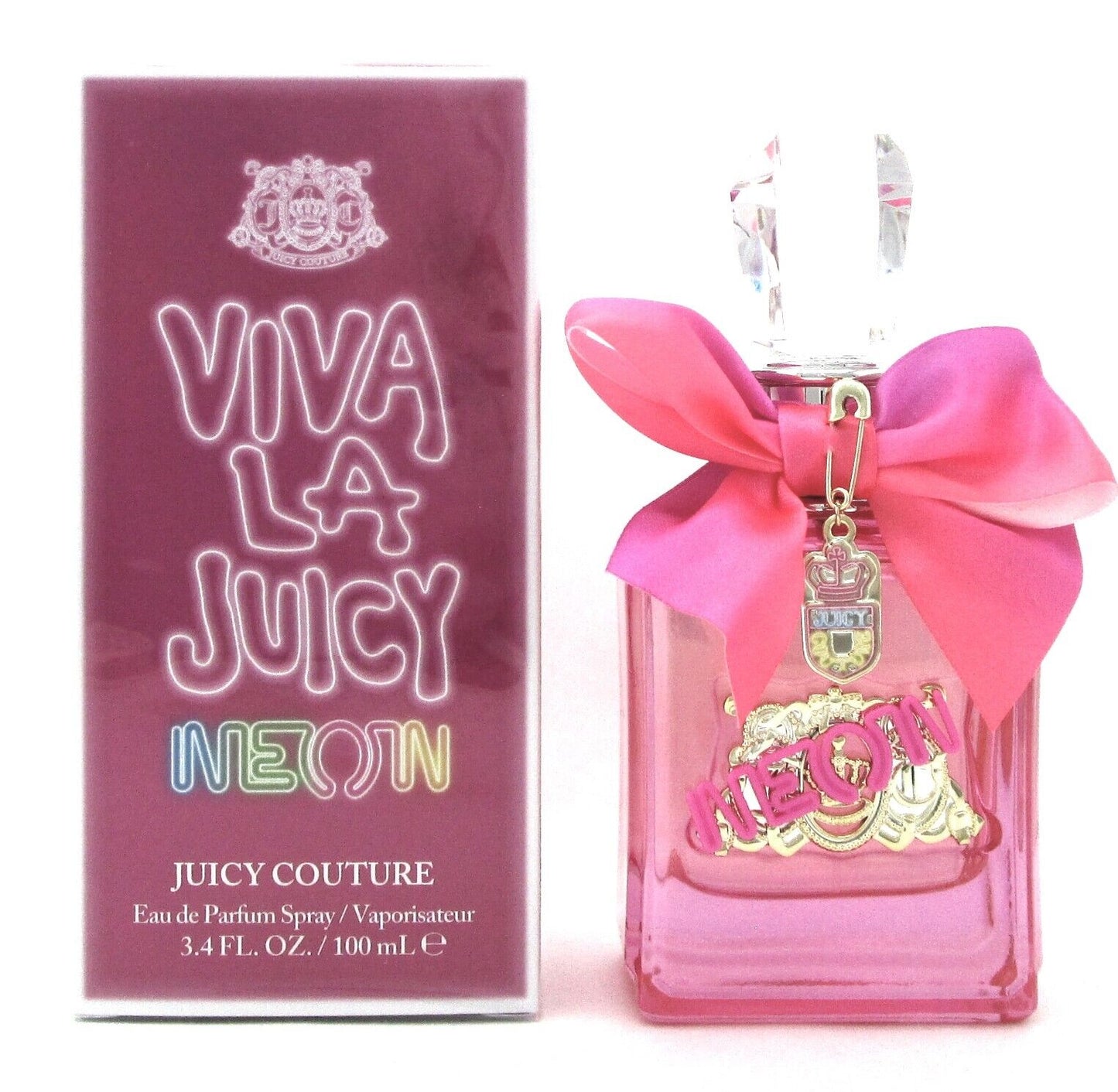 Viva La Juicy NEON by Juicy Couture 3.4 oz Eau de Parfum Spray for Women New Box