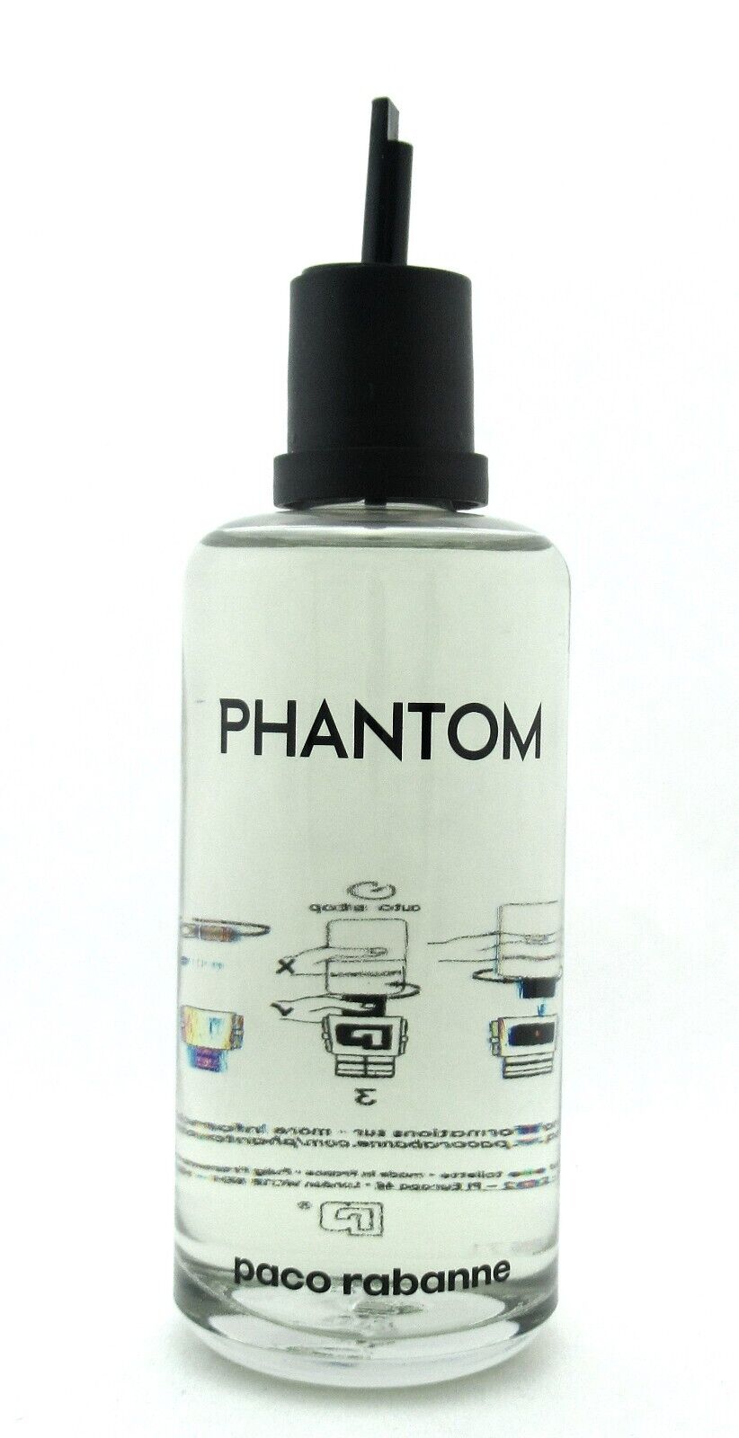 Paco Rabanne Phantom Cologne 6.8 oz. EDT Refill Splash for Men New NO BOX