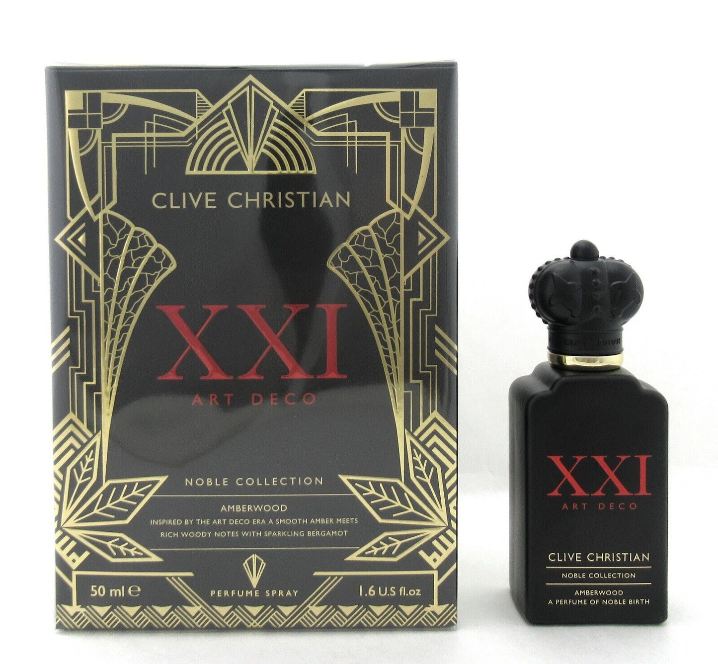 Clive Christian XXI Art Deco Amberwood by Clive Christian Perfume Spray 1.6 oz.