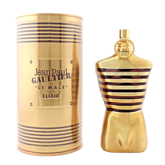 Jean Paul Gaultier Le Male Elixir 6.8 oz PARFUM Spray. New in Sealed DAMAGED Can