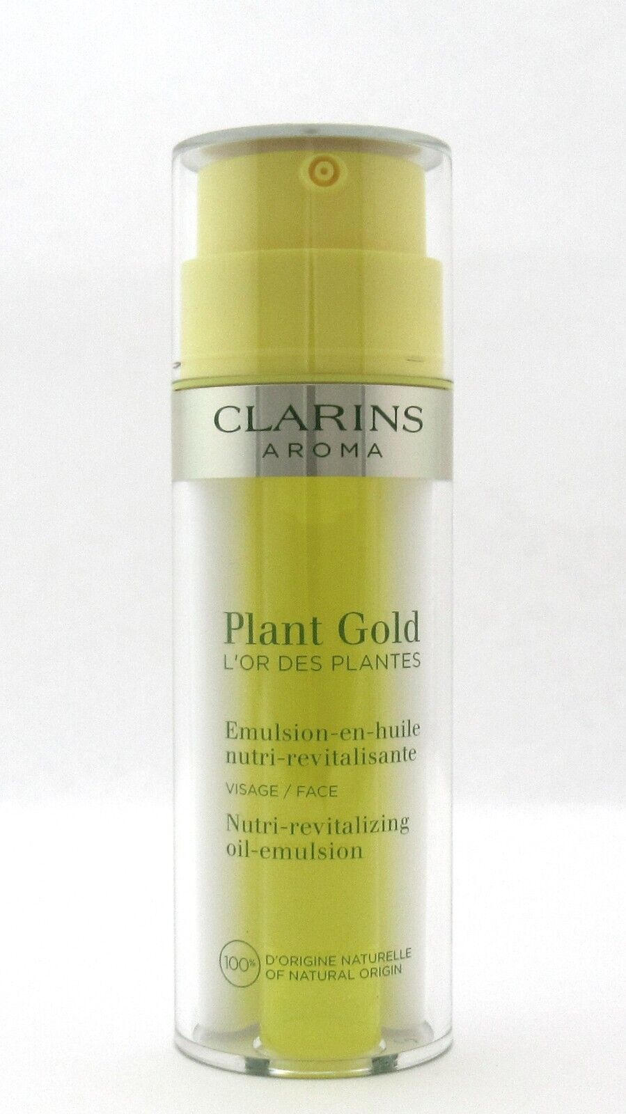 Clarins Plant Gold Nutri-Revitalizing Oil-Emulsion All Skin Typ.  1.1 oz. NO BOX