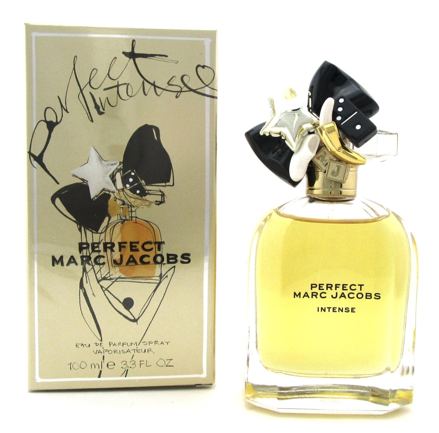Marc Jacobs Perfect Intense 3.3 oz Eau de Parfum Spray for Women. New Sealed Box