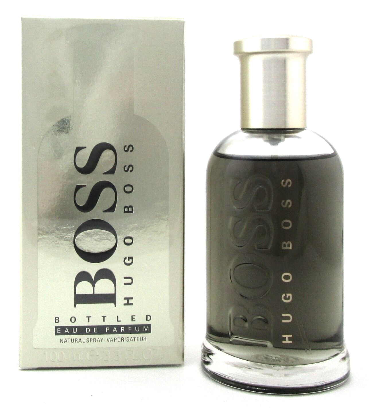 Boss Bottled by Hugo Boss 3.3 oz. Eau de Parfum Spray for Men. New. DAMAGED Box