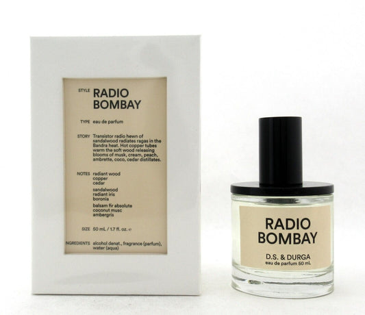 D.S. & Durga RADIO BOMBAY 1.7 oz. Eau de Parfum Spray New Sealed Box