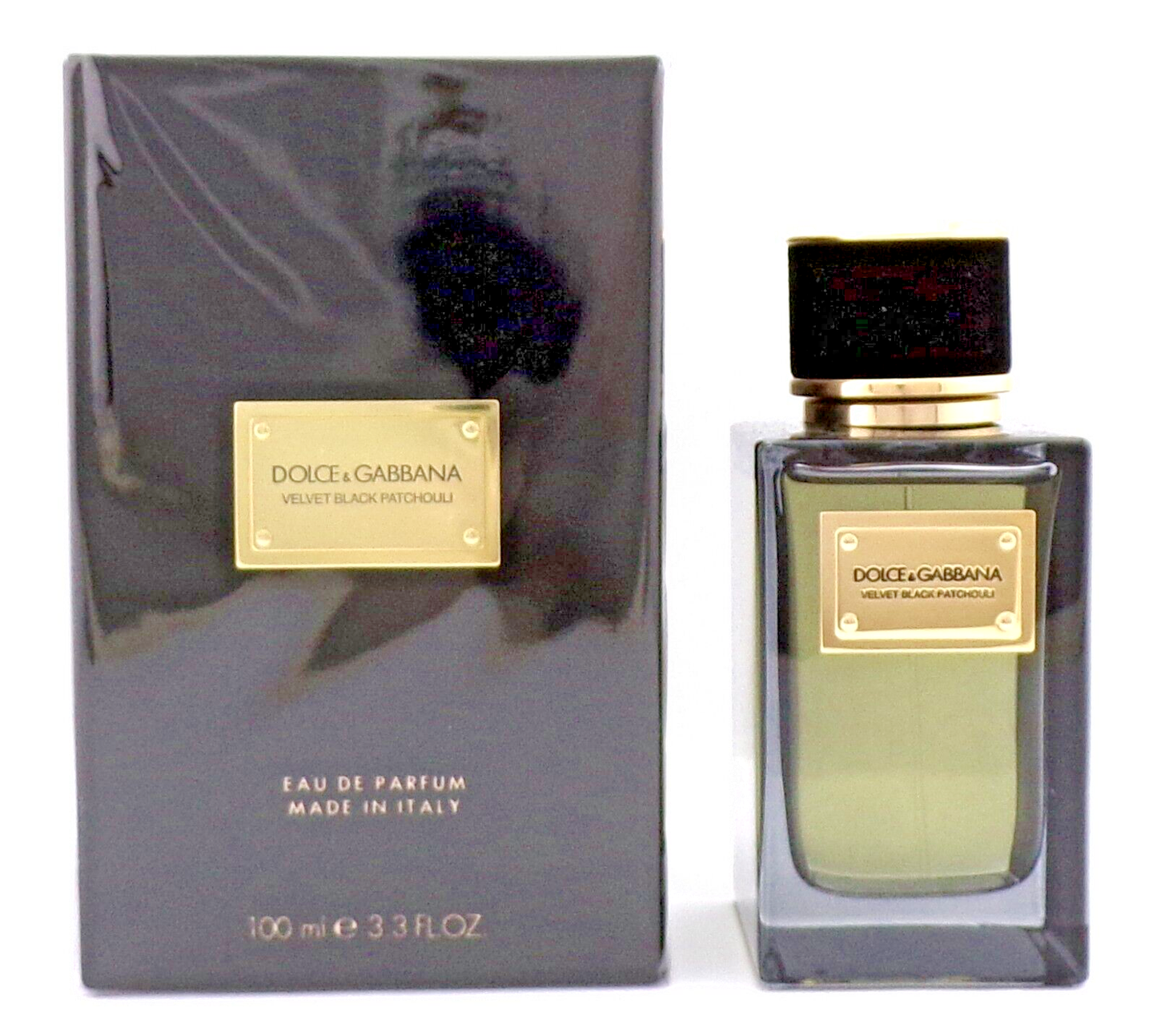 Dolce & Gabbana Velvet Black Patchouli 3.3 oz Eau de Parfum Spray New Sealed Box