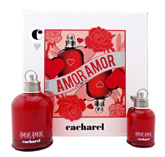 Amor Amor by Cacharel 3.4 oz + 1.0 oz Eau de Toilette Spray. New SET for Women