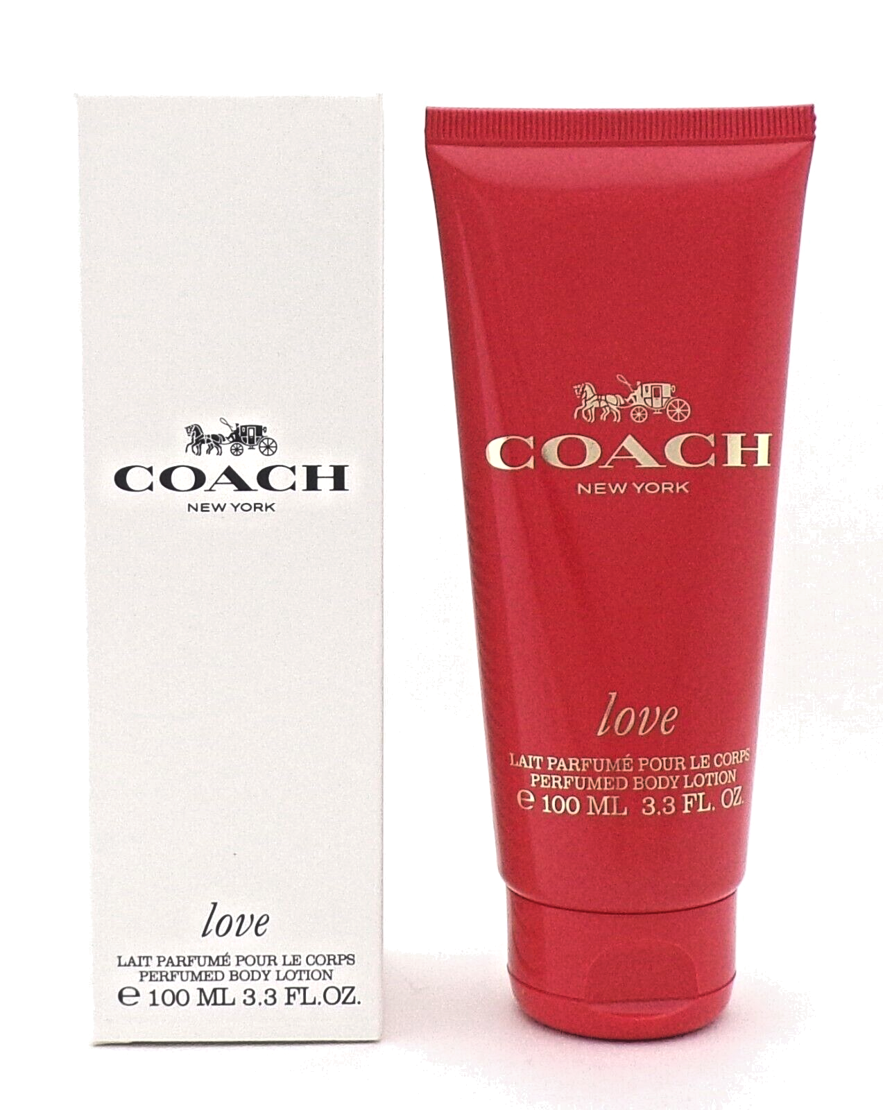 Coach New York LOVE 100 ml./ 3.3 oz. Perfumed Body Lotion for Women. New in Box