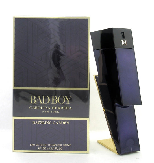 Bad Boy Dazzling Garden by Carolina Herrera 3.4 oz./ 100 ml. EDT Spray New