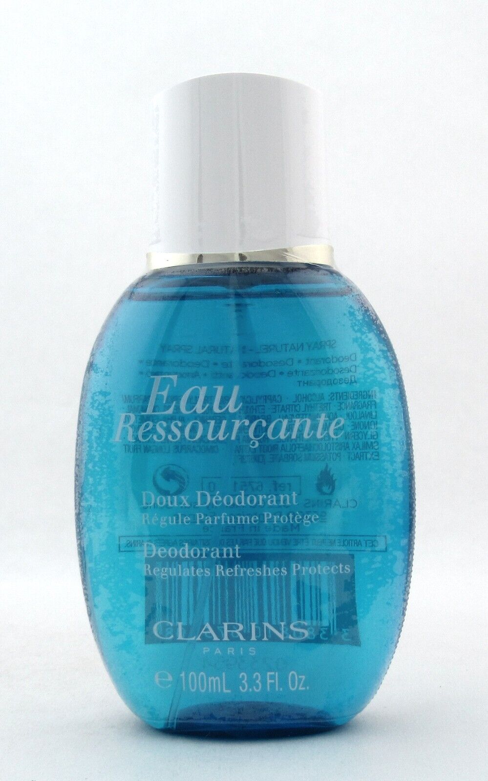 Clarins Eau Ressourcante Deodorant Spray for Women 100 ml. / 3.3 oz. New Sealed