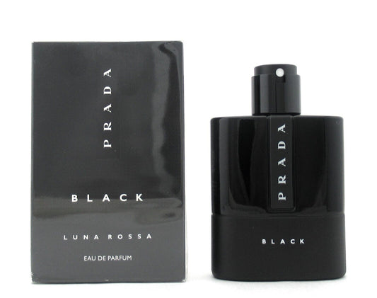 Prada Luna Rossa Black 3.3 oz. EDP Spray Refillable for Men New Damaged Box