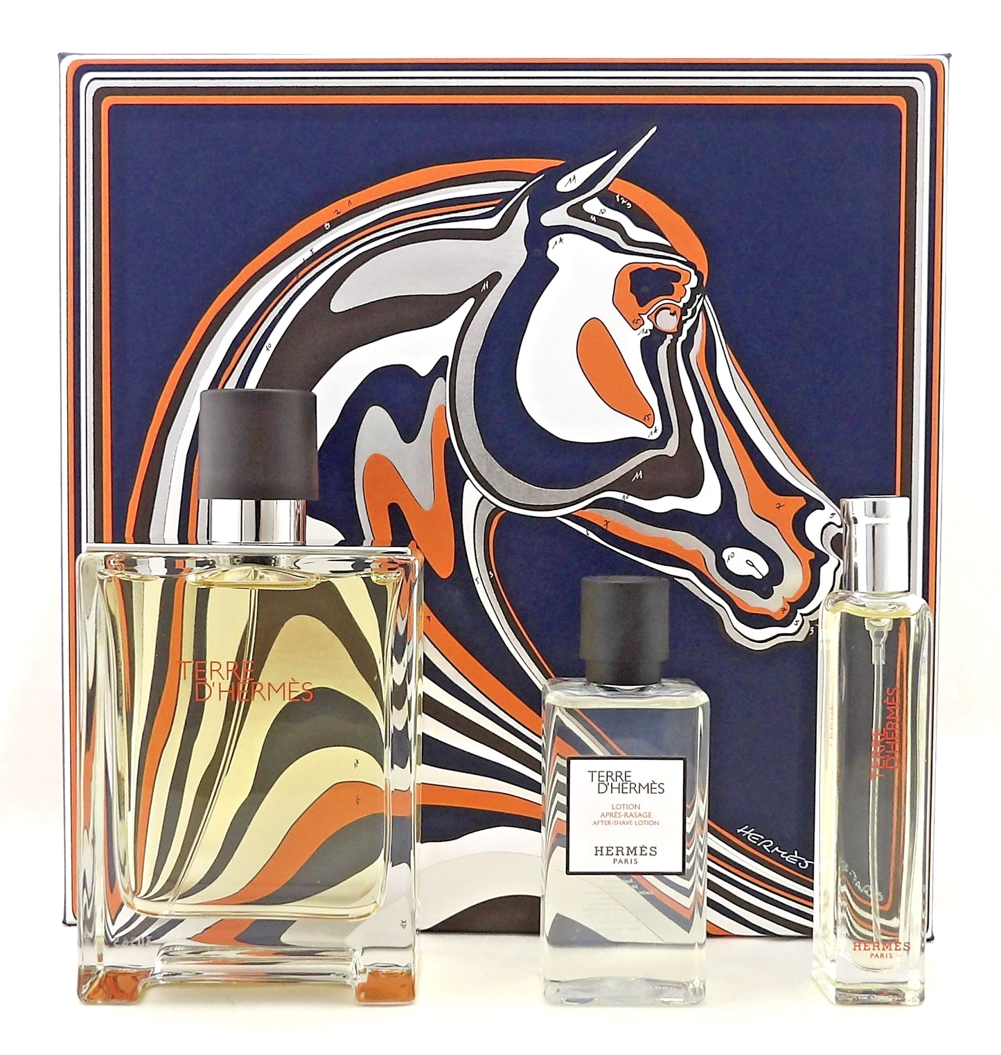 Terre D'Hermes by Hermes 3.3 oz. & 15ml EDT + 1.4 oz. After Shave Lot. New Men's SET