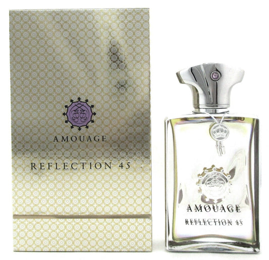 Reflection 45 by Amouage 3.4 oz Extrait de Parfum Spray for Men. New DAMAGED Box
