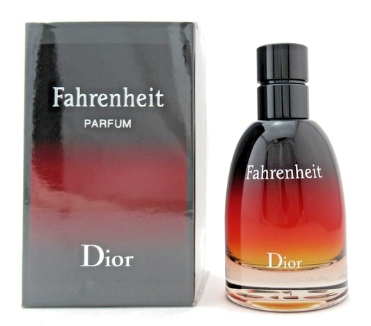 Christian Dior Fahrenheit 2.5 oz./ 75 ml. Parfum Spray for Men. New. DAMAGED Box