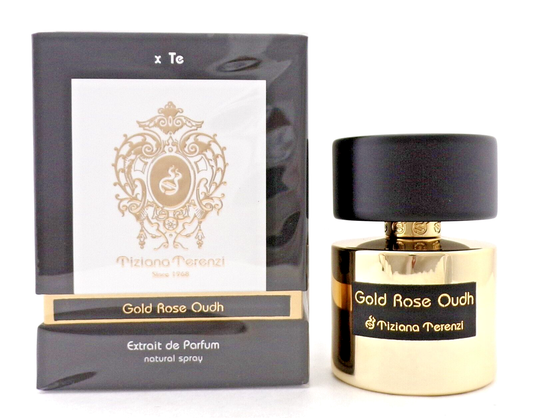 Tiziana Terenzi Gold Rose Oudh 3.38 oz. Extrait de Parfum Spray. New Sealed Box