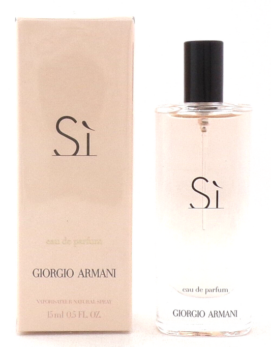 Giorgio Armani Si 15 ml/0.5 oz Eau de Parfum Travel Spray. Brand New. Sealed Box