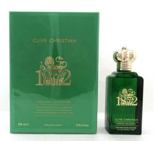 1872 Masculine by Clive Christian 3.4 oz/100 ml Cologne Spray New Sealed