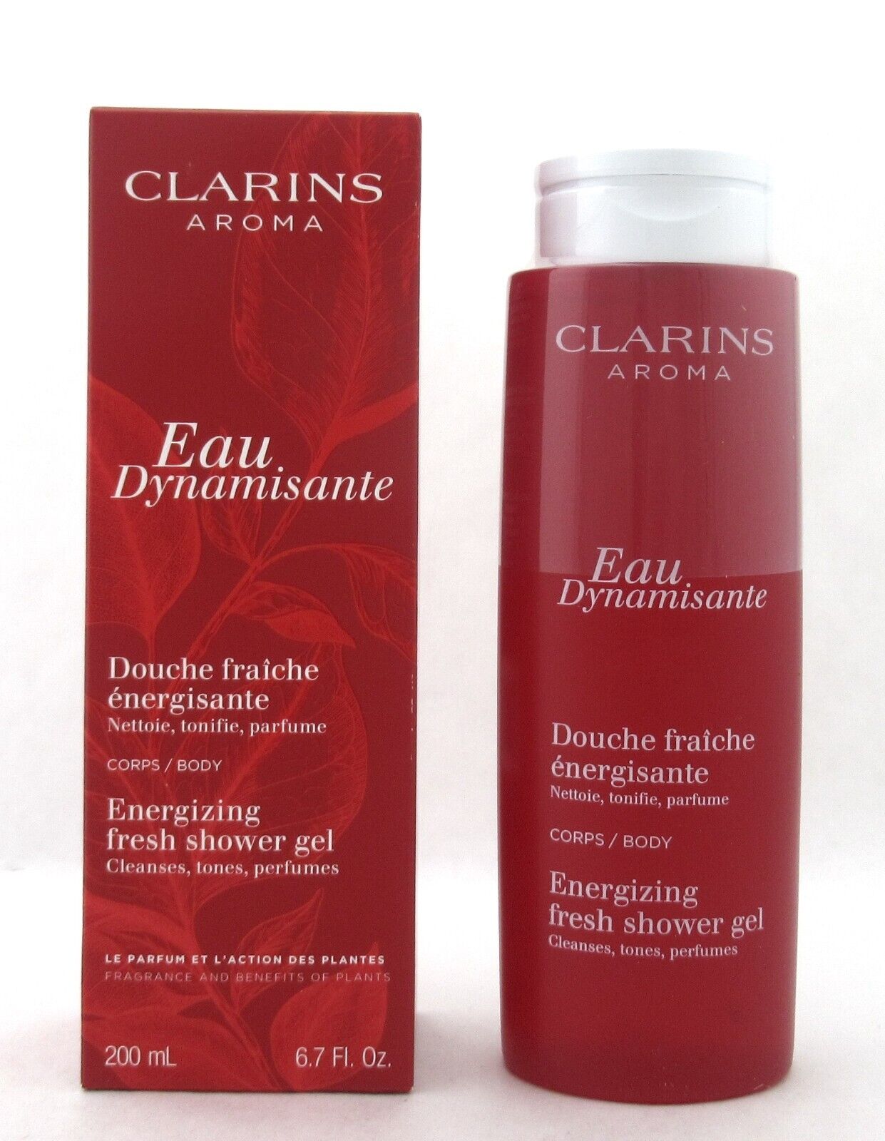 Clarins Eau Dynamisante Energizing Fresh Shower Gel 200 ml./ 6.7 oz. New