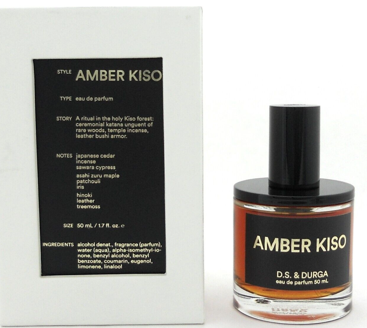 DS & Durga Amber Kiso 1.7 oz. Eau de Parfum Spray New Box without Cellophane