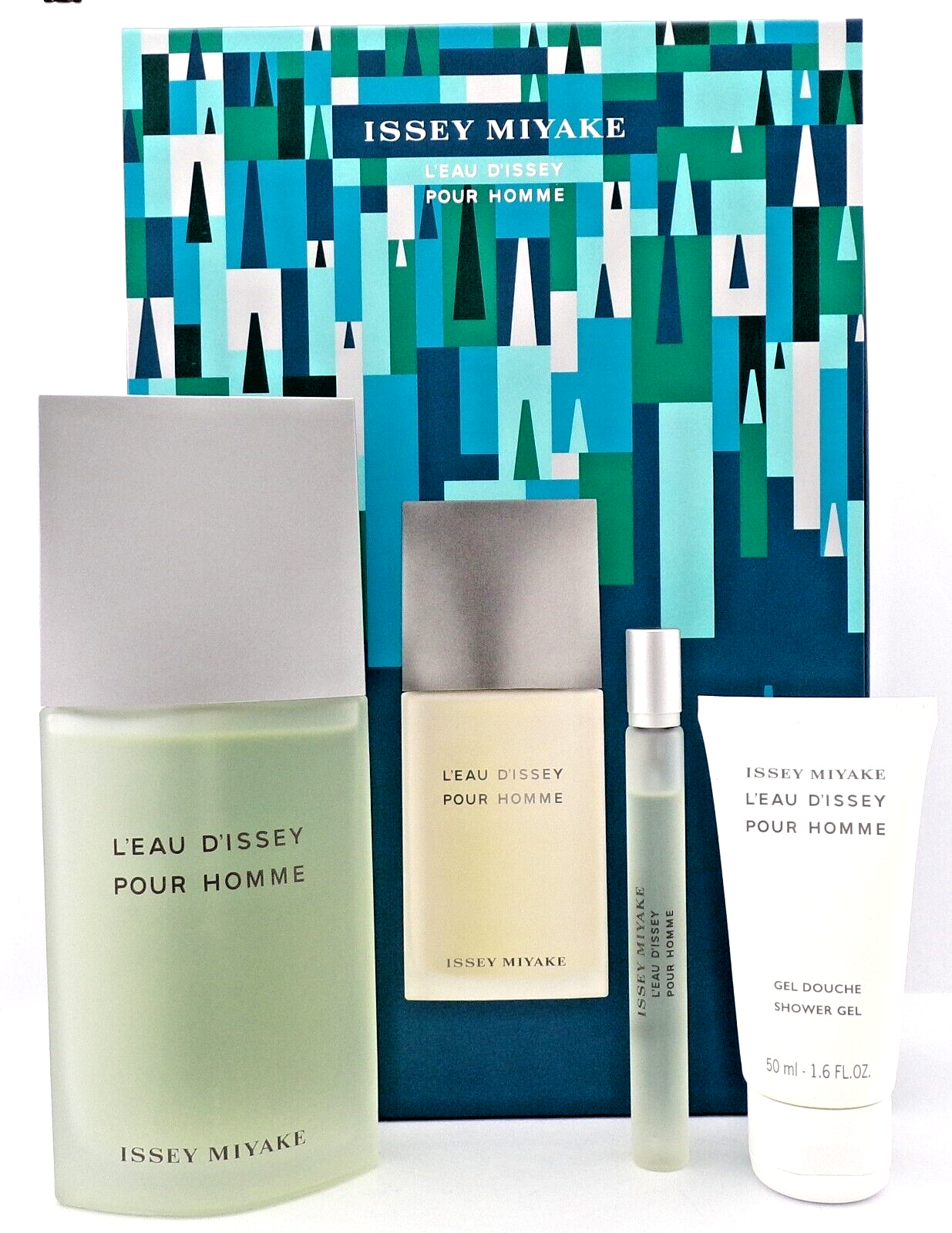 L'eau D'issey Pour Homme by Issey Miyake 4.2oz & 10ml EDT + 1.6oz Sh/Gel New SET